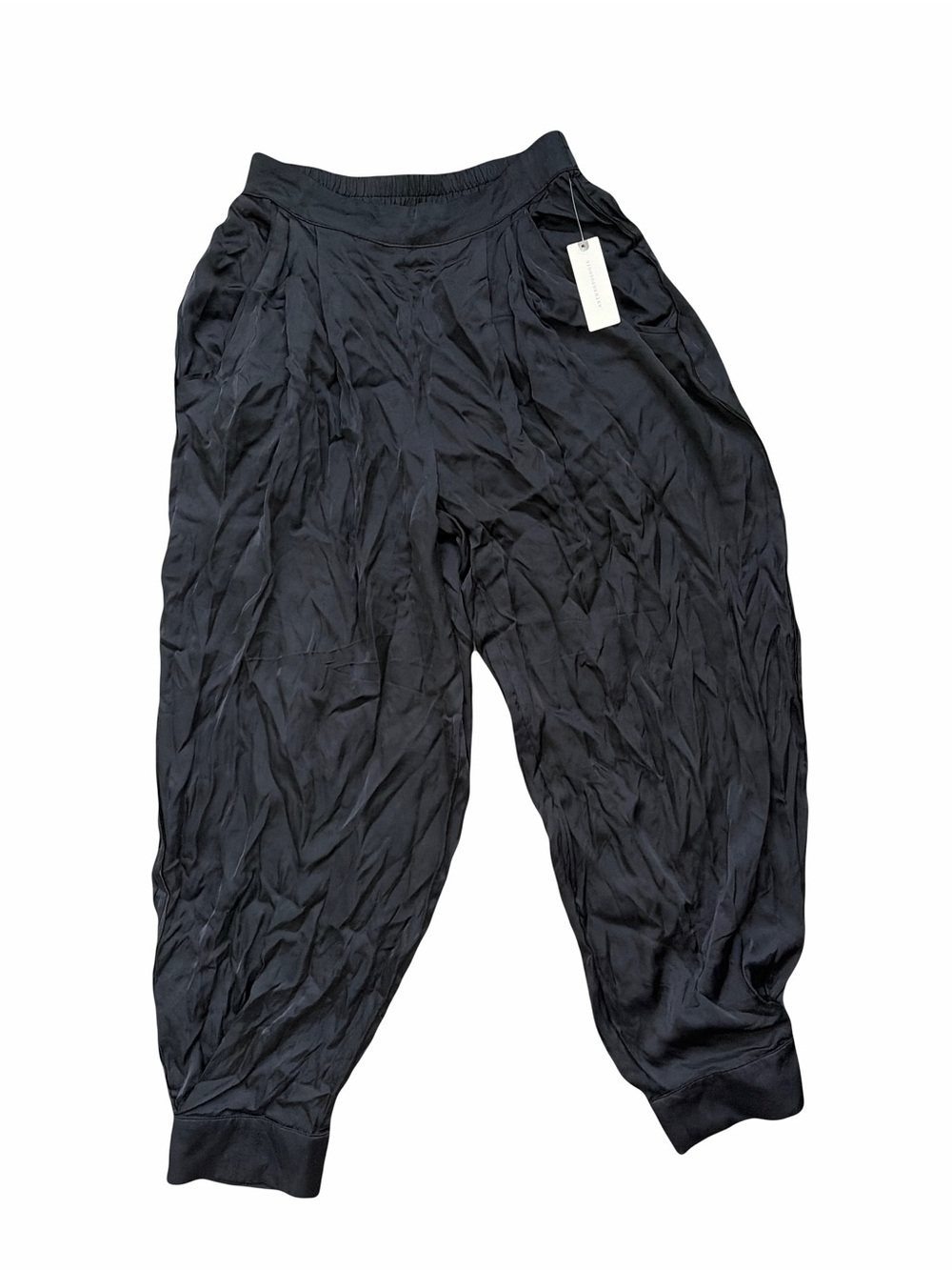 New Anthropologie Satin Joggers